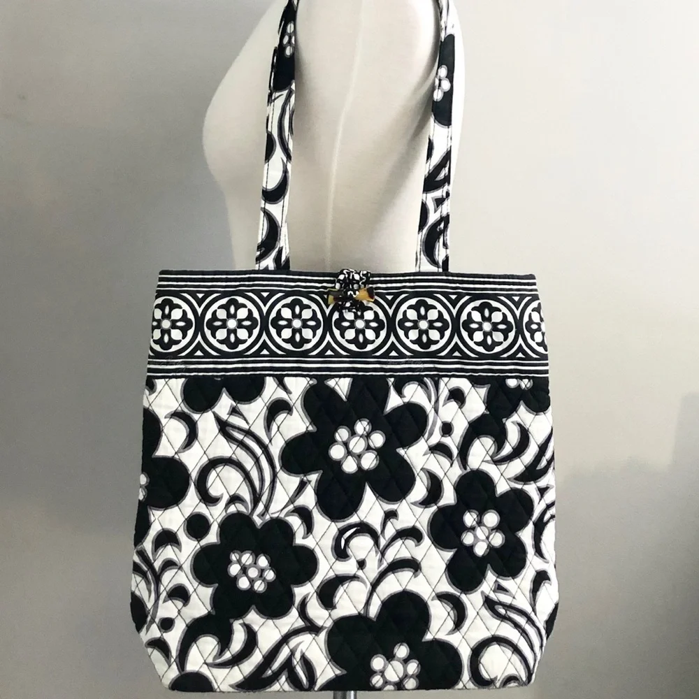 VERA BRADLEY Night & Day Toggle Tote Bag